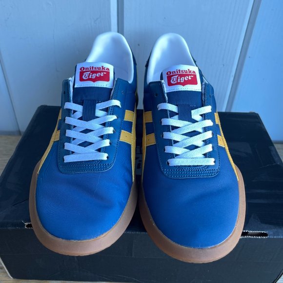 Onitsuka Tiger OHBORI EX MAKO BLUE/TIGER YELLOW - Picture 2 of 6
